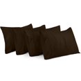 thumbnail image 1 of Funda de almohada Utopia Bedding King, paquete de 4 unidades, microfibra y poliéster, 1 of 7