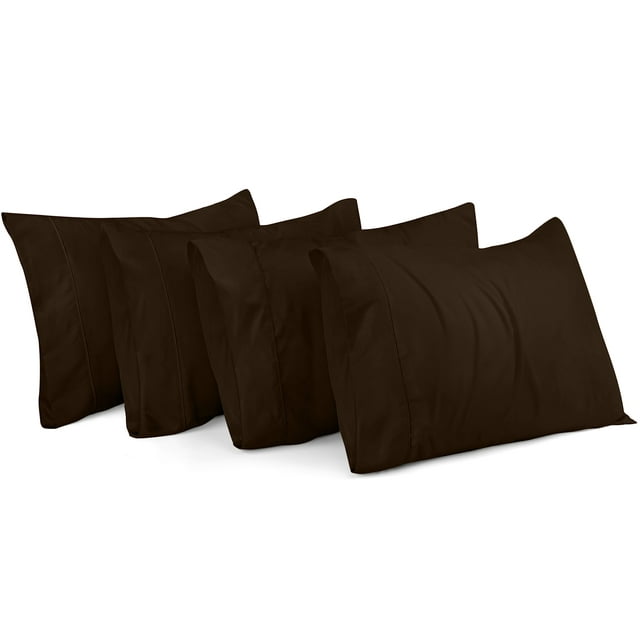 Funda de almohada Utopia Bedding King, paquete de 4 unidades, microfibra y poliéster
