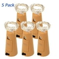 thumbnail image 2 of URMAGIC 5 Pack Wine Bottle Lights 20 LED Colored Starry Cork Lights Solar Powered Mini Copper String Lights for Wine Bottles DIY/Party/Wedding/Christmas Decor, 2 of 10