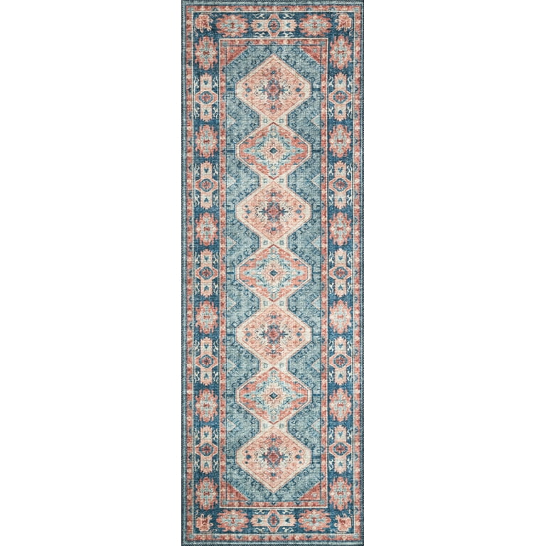 Skye oriental terracotta area rug deals
