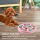 thumbnail image 4 of Juguetes educativos para perros, dispositivo de terapia interactiva, comedero lento para perros, mejora del coeficiente intelectual canino, juego de entrenamiento para perros (rosa), 4 of 5