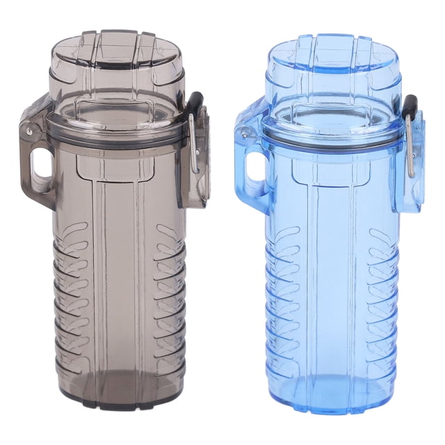 Caja De Bolsillo A Prueba De Agua, Caja De Protección Clave Contenedor Portátil Con Cordón De Viaje Caso De Aire Seguro Para Llaves Aretes Pendientes Pendientes Senderismo Para