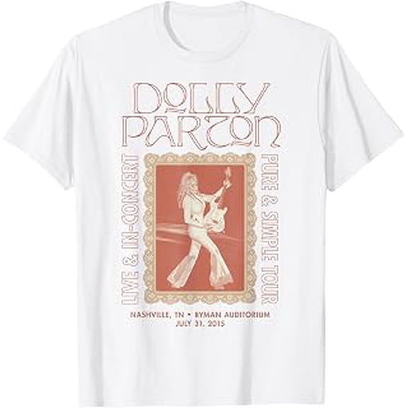 Dolly Pure and Simple Nashville Live Concert Country Music T-Shirt