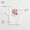 thumbnail image 2 of Camisa GAP de manga corta con logotipo para bebés y niños de 6 a 12 m, 2 of 2