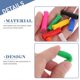 thumbnail image 4 of 8pcs Silicone Straw Tips Multicolored Food Grade Tips Covers for Stainless Steel Drinking Straws (Red, Yellow, Rosy, Blue, Transparent, Black, Orange, 4 of 4