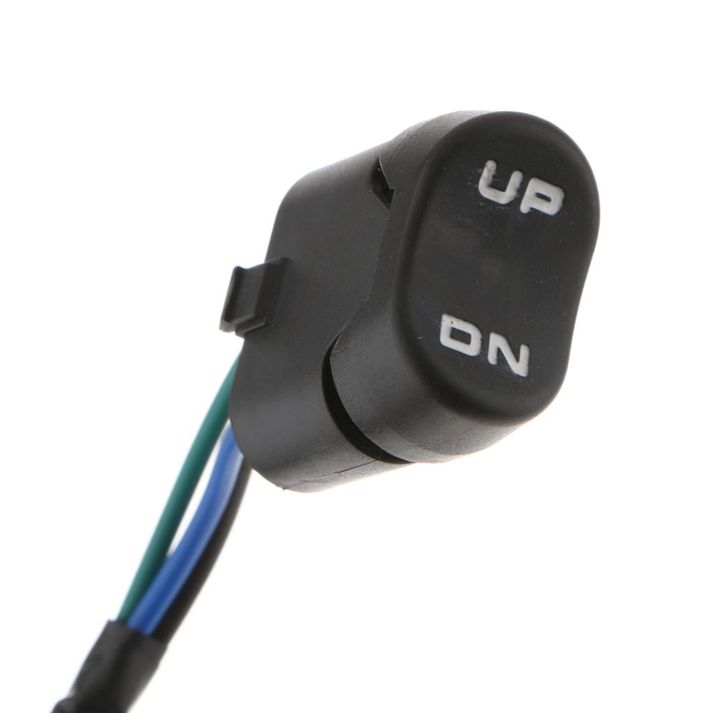 funtasica Toggle Rocker Switch Switch For Outboard, Plug u0026 Play, Cable Length 52cm