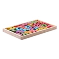 thumbnail image 3 of Rompecabezas de tablero de madera, aprendizaje temprano preescolar, juguetes Montessori, habilidades básicas para Letra mayúscula perfke Rompecabezas de madera, 3 of 9