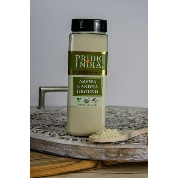 Pride of India - Natural Ashwagandha Root Whole- 8 oz