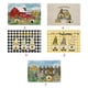 thumbnail image 3 of Manteles individuales de gnomo de girasol, resistentes al calor, lavables, decoración de mesa de cocina, 4 Uds., 3 of 5