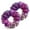 purple, variant on 2 Pack Big Scrunchies for Women  Large Scrunchie Lace Oversized Silk Thick Elastic Hair Ties Jumbo Hair Scrunchies
