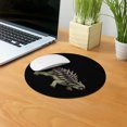 thumbnail image 5 of WIRESTER 7.88 in Round Mouse Pad with Non-Slip Rubber Base for Computers, Laptop, Office & Home - Ankylosaurus Dinosaur, 5 of 5