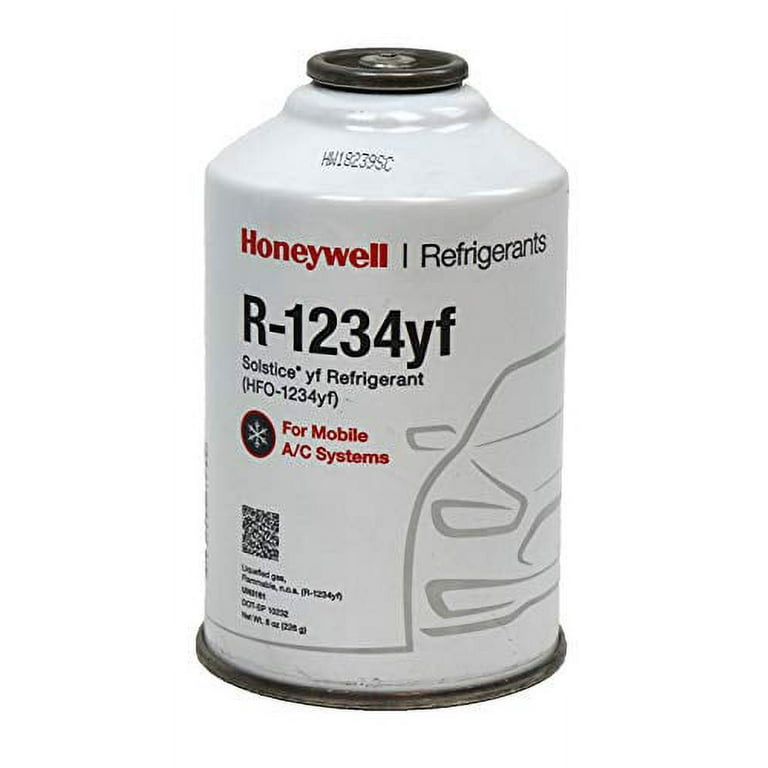 Honeywell R1234yf AC Refrigerant for Mobile Systems Solstice HFO-1234YF (4) 8oz Cans