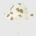 thumbnail image 4 of Herrnalise Baby Boy Beach Hat Baby Girl Sun Hat UPF 50+ Toddler Caps for Boys Girls Infant Wide Brim Hats Baby Bucket Hat, 4 of 8
