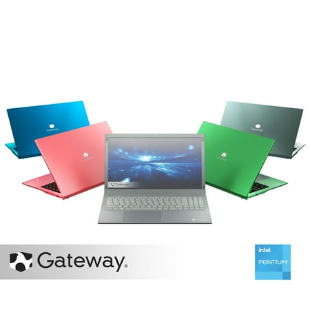 Restored Gateway GWTN156-11BK 15.6" FHD Pentium Silver N5030 1.1GHz Intel UHD Graphics 605 4GB RAM 128GB SSD Win 10S Home Charcoal (Refurbished)