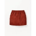 thumbnail image 2 of Cozy Cub Baby Girls' Solid Color Side Stripe Pocket A-Line Skirt, 2 of 5