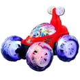 thumbnail image 2 of Coche de control remoto, RC Stunt Car Invincible Tornado Control remoto Vehículo recargable con luces de colores e interruptor de música para niños brillar Juguete, 2 of 3