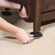 thumbnail image 4 of Nvzi Deslizadores de muebles redondos, 8 piezas de almohadillas reutilizables para mover muebles, deslizador de muebles para mover muebles pesados de alfombras y pisos, 4 of 5