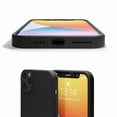 thumbnail image 5 of Red Ember Shockproof Case for iPhone, Ultra Slim Protective Liquid Silicone Matte Finish Phone Case - iPhone 11 Pro Max - Black, 5 of 5