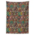 thumbnail image 3 of Ambesonne Aztec Tablecloth Rectangular Table Cover, Tribal Culture Pattern, 52"x70", Multicolor, 3 of 4