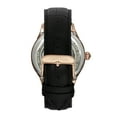 thumbnail image 2 of Heritor Automatic Hayward Semi-Skeleton Leather-Band Watch - Rose Gold/Black, 2 of 3