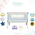 thumbnail image 2 of Dream On Me Flora Bassinet with Carry Bag , Compact & Modern, Confetti Blue, 2 of 12