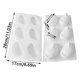 thumbnail image 3 of Bandeja de silicona 3D de 6 cavidades para hornear y congelar, apta para gelatina, cubitos de hielo y chocolate, 3 of 8