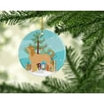 thumbnail image 2 of Carolines Treasures BB2924CO1 Afghan Hound Merry Christmas Tree Ceramic Ornament, 2 of 2