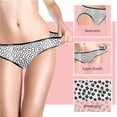 thumbnail image 5 of Felina Cotton Modal Hi Cut Panties - Sexy Lingerie Panties for Women - Underwear for Women 8-Pack Large Floral Dots Basic Combo, 5 of 7