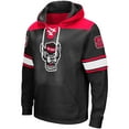 thumbnail image 2 of Men's Colosseum Black NC State Wolfpack 2.0 Lace-Up Pullover Hoodie, 2 of 3