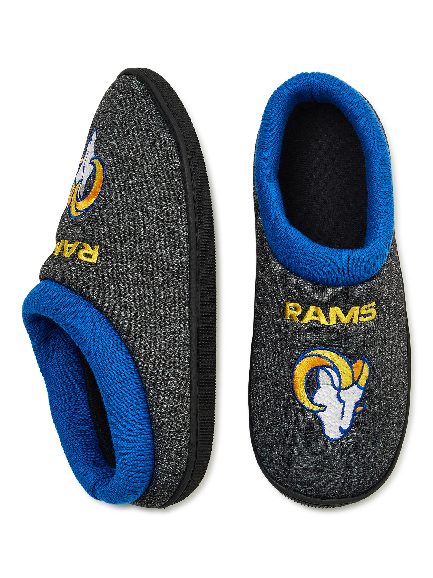 los angeles rams men's slippers