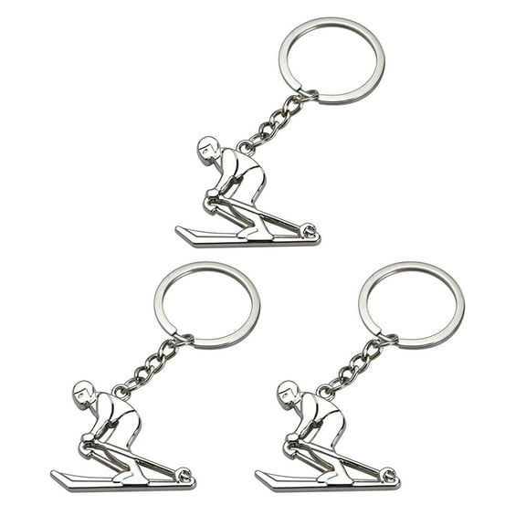 OFFIGAM 3-Pack Metal Keychain Pendants Multi-Function Keyrings for Men and Women and Stylish Accessories