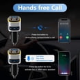 thumbnail image 3 of Bluetooth 5.0 FM transmitter, hands-free car kit, 3 of 5