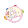 thumbnail image 1 of QIPOPIQ Hand-Clapping Tambourine Cute Cartoon Music Drum Early Education Musical Instrument Hearing Development Color Cognition Pink, 1 of 6