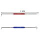 thumbnail image 2 of Double Pointed Scriber, 2 Pcs Metal Scribe Tool Hook and 45 Degree 90 Degree Tip Marking Tool for Ma, 2 of 5