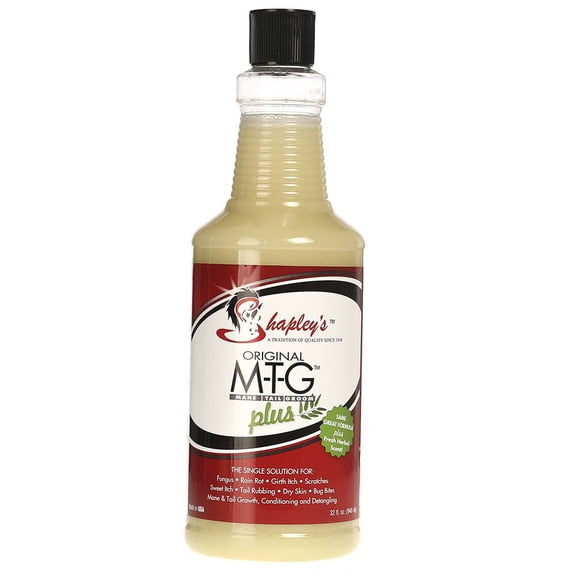 Shapley S-Original M-T-G Plus 32 oz – Skin & Coat Treatment for Dogs, Cats & Livestock – Fungus, Rain Rot, Scratches, Mane & Tail Growth