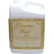 Tyler Candle Company Glamorous Wash Diva Fine Laundry Liquid Detergent - Liquid Laundry Detergent Designed for Clothing - Hand and Machine Washable - 3.78L 1Gal Container