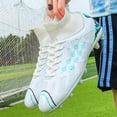 thumbnail image 4 of Zapatillas de fútbol para hombre, zapatos de entrenamiento antideslizantes, ultraligeros, envío directo, novedad, 4 of 5