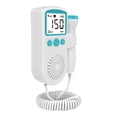 thumbnail image 4 of Monitor de ritmo cardíaco durante el embarazo, reducción de ruido, precisión, bajo consumo, resistente al agua, sonidos fetales claros, detector de ritmo cardíaco fetal, color verde, 4 of 5