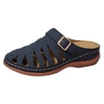 thumbnail image 6 of Dakaela Clogs for Women Mules Shoes Slip on Closed Toe Orthopedic Wedge Sandals Comfortable Summer Casual Walking Platform Slides Size 6-10 Blue, 6 of 7