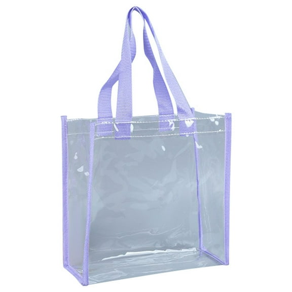 Guanglv Clear Tote Bag Beach Bag Shoulder Handbag for Shopping Gym Travel