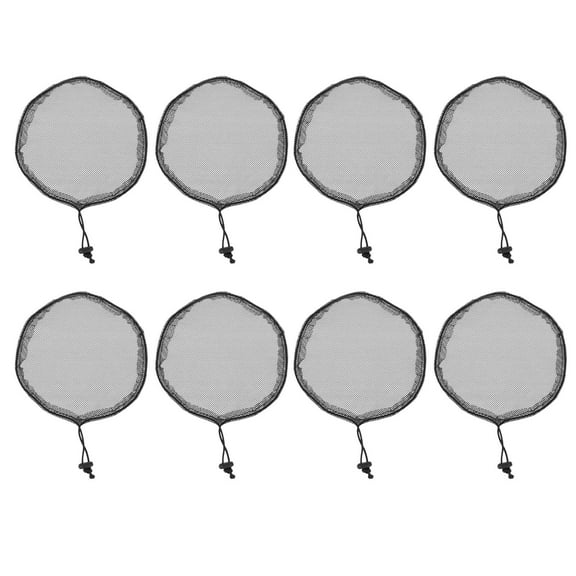 COMPUKAS 8pcs Stretchy Mesh Wig Caps For Easy Wig Making Breathable Elastic Hair Weaving Net Fit For All Hair