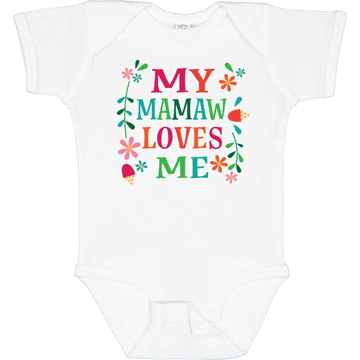 Inktastic Mamaw Loves Me Girls Apparel Girls Baby Bodysuit