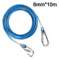 thumbnail image 2 of Pet Heavy Duty Reflective Dog Leash Lead Runner For Dogs Blue 5mm Wide, 2 of 5