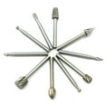 thumbnail image 2 of 10-Piece High-Speed Steel Woodworking Rotary File Set - Electric Tool Accessories for Wood Carving, Crafting Intricate Designs, and Efficient Woodworking Tasks – Compact & Portable Kit with Versatile, 2 of 4