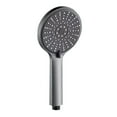 thumbnail image 1 of Clearance! High Pressure Handheld Showerhead with 5 Spray Modes Filtered Shower Head Water Heater Filter Large Panel Shower Nozzle Luxury Design for Bathroom Gym Senior Hotel Pool One Size Gray, 1 of 8