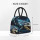 thumbnail image 2 of Balery Starry Sky Colorful Crocodile Bolsa de Almuerzo para Mujeres, Caja de Almuerzo, Bolsa de Almuerzo Pequeña Impermeable, Tote de Almuerzo Reutilizable con Gran Capacidad, 2 of 6