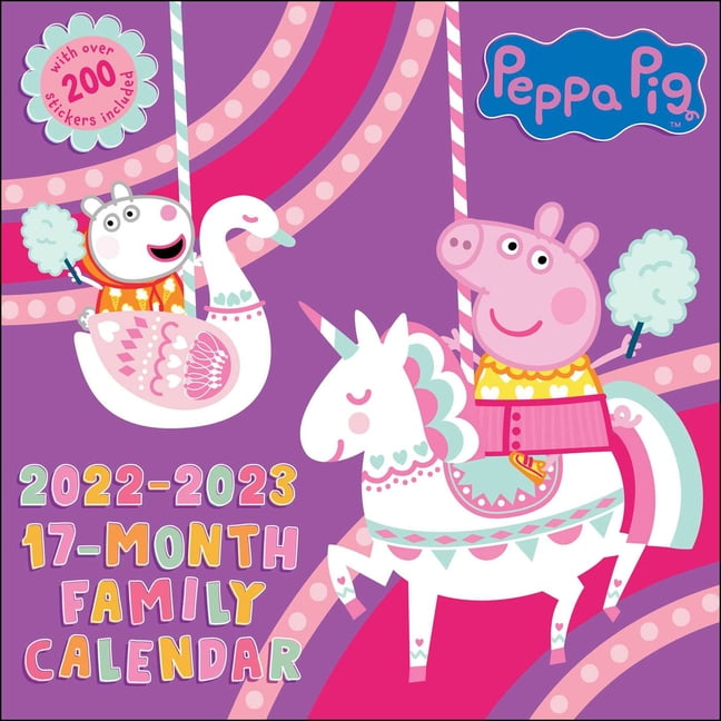 Peppa Pig 17Month 20222023 Family Wall Calendar (Calendar)