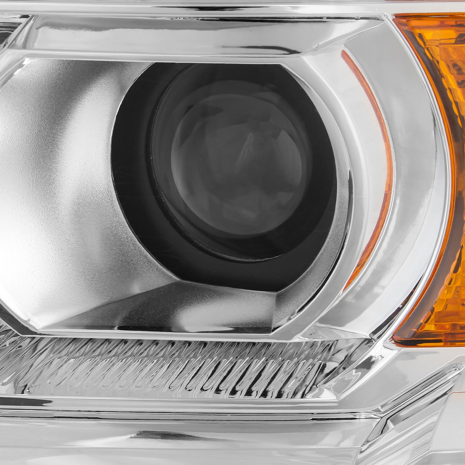 AKKON - Fits 2014-2018 GMC Sierra 1500 2015-2019 Sierra 2500HD 3500HD [Halogen Type] Chrome Headlights Headlamps Pair