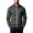 Dark Gray, variant on Men's Jacquard Knit Full Zip Stand Collar Jacket Slim Fit Elbow Suede Patch Ribbed Cuffs Hem Fall Spring Outerwear for Men 2026 White M