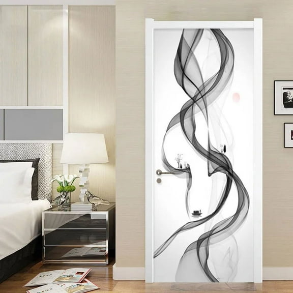 Self Adhesive D Door Stickers Modern Style Sticker Wallpaper DIY Vinyl PVC Waterproof Art Poster Dec